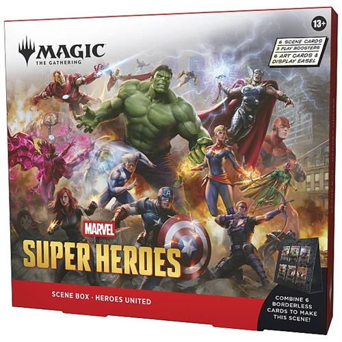 Marvel Super Heroes - Scene Box - Heroes United - Magic the Gathering (ENG)